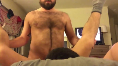 Hairy Bear Bareback Anal Fuck