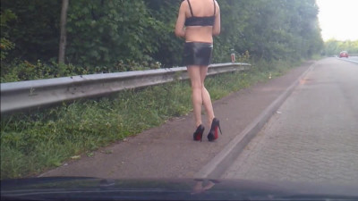 Outdoor Crossdresser Fun