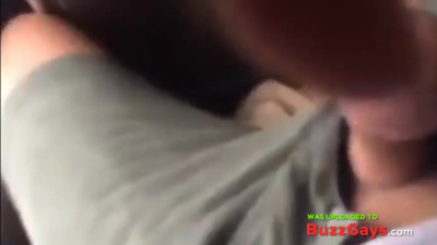 Stranger Handjob on a Public Bus - Big Cock Cums Outdoors