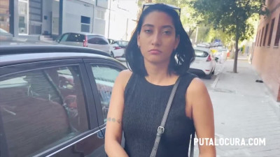 Colombiana Amateur pillada en la calle para follar