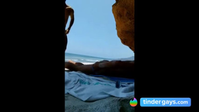 Twink's Bareback Fun on the Beach