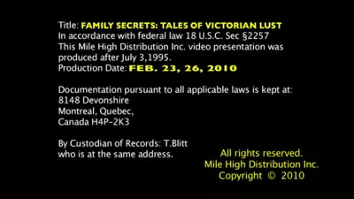 Family Secrets Tales Of Victorian Lust