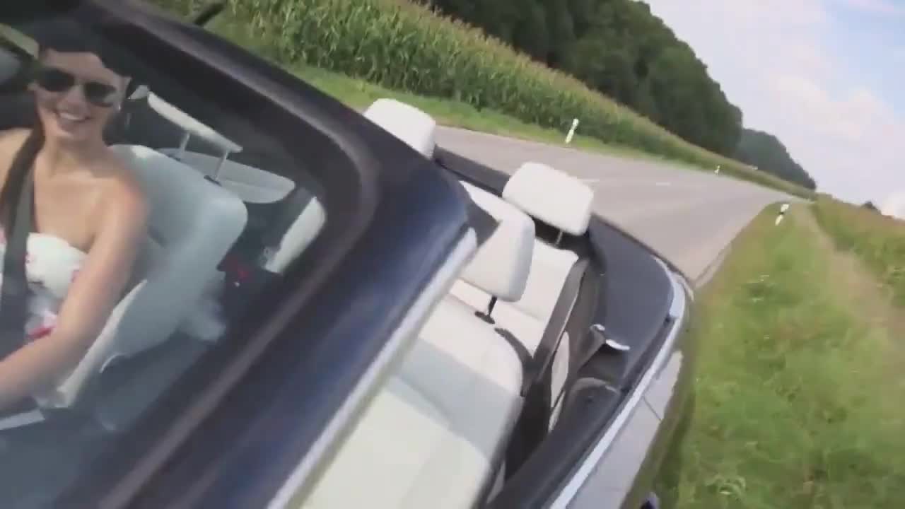 Watch German couple fucking in a BMW convertible Porn Video - ePornSup.