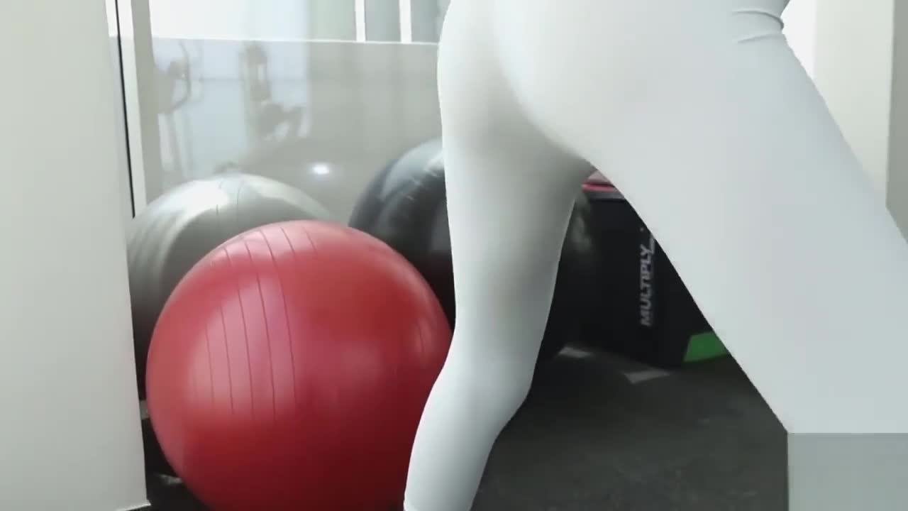 Watch Fitness Schlappe in Weißer Leggings Porn Video - ePornSup.