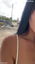 Colombiana Katrina folla en construccion