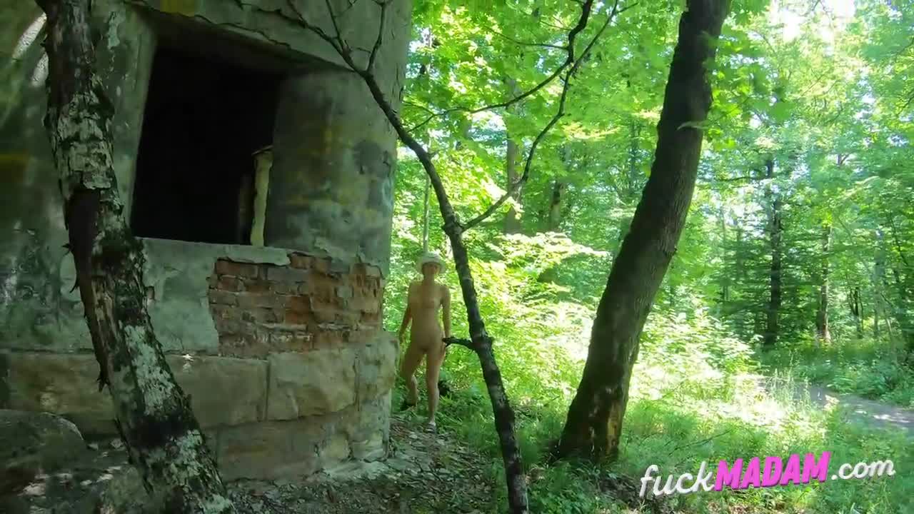 Watch Blonde MILF&#39;s Public BDSM Solo in Abandoned Building Porn Video - ePornSup.