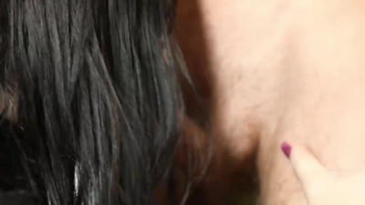Brunette Babe Kira's Blowjob with Cum